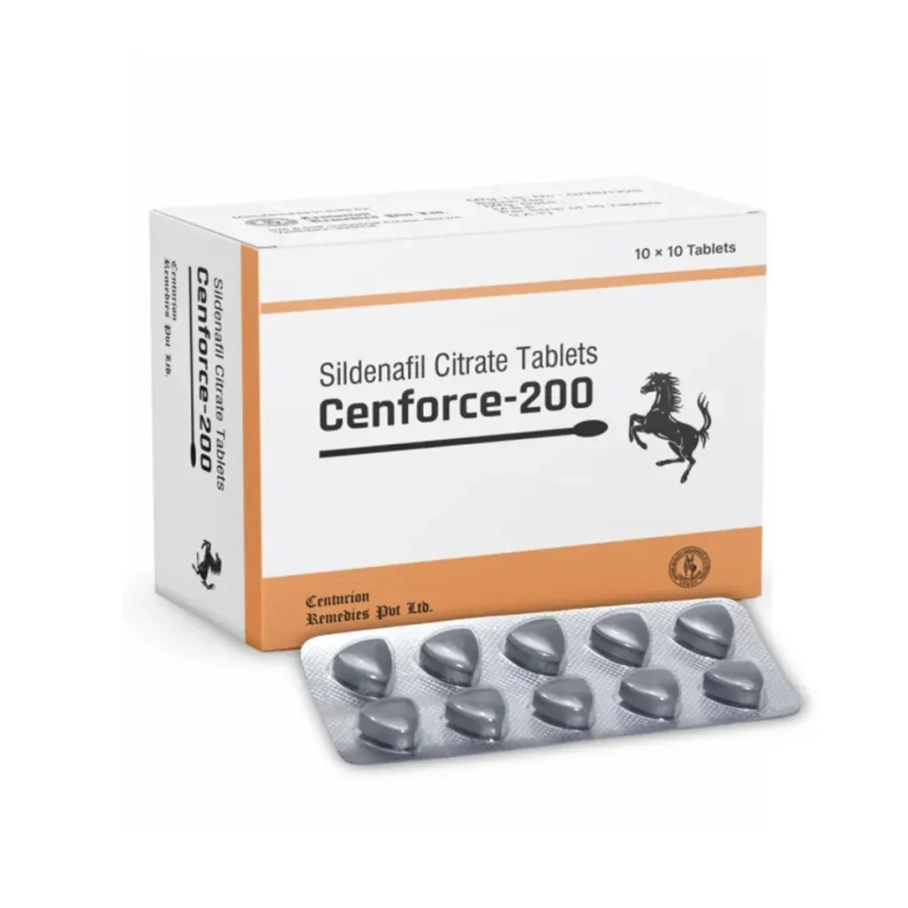 Illustration mit Informationen zu Sildenafil 200mg