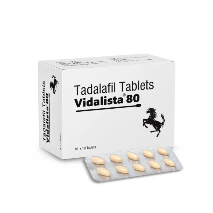 Illustration mit Informationen zu Tadalafil 80 mg