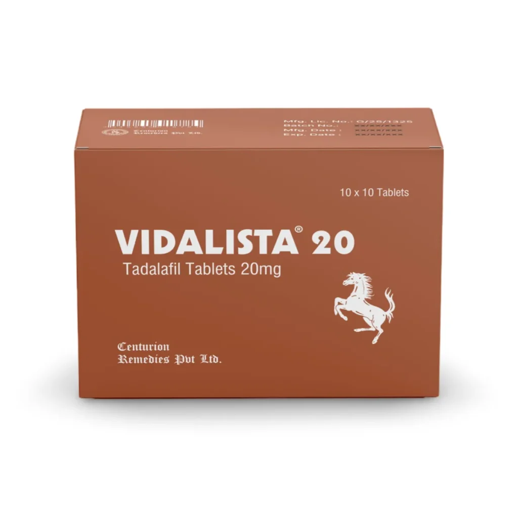 Illustration mit Informationen zu Tadalafil 20 mg
